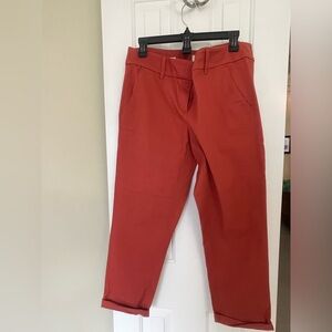 LOFT women’s Chinos in rust